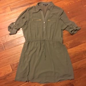 Army green dress